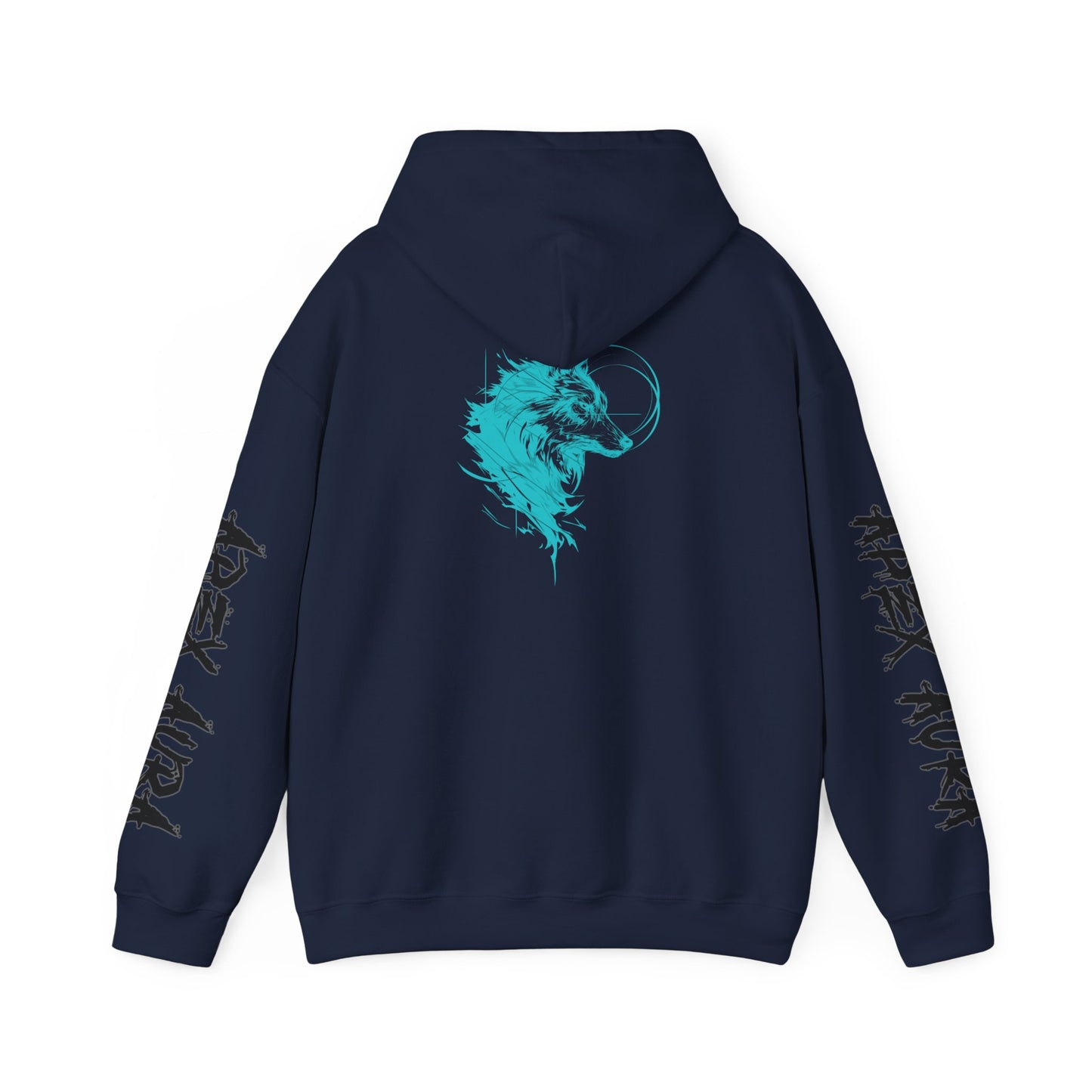 Wolf Spirit Unisex Heavy Blend Hoodie - Cozy Graphic Sweatshirt for Nature Lovers