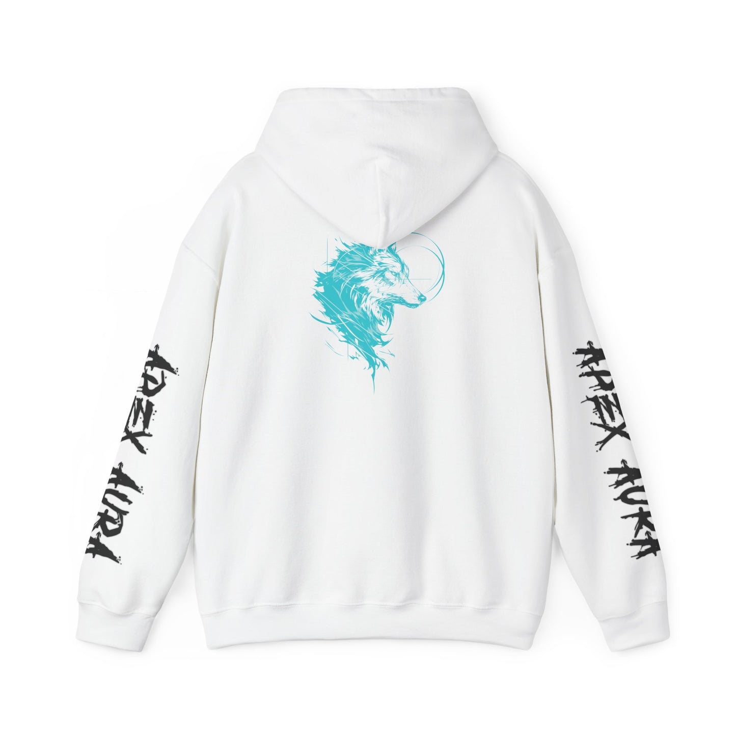 Wolf Spirit Unisex Heavy Blend Hoodie - Cozy Graphic Sweatshirt for Nature Lovers