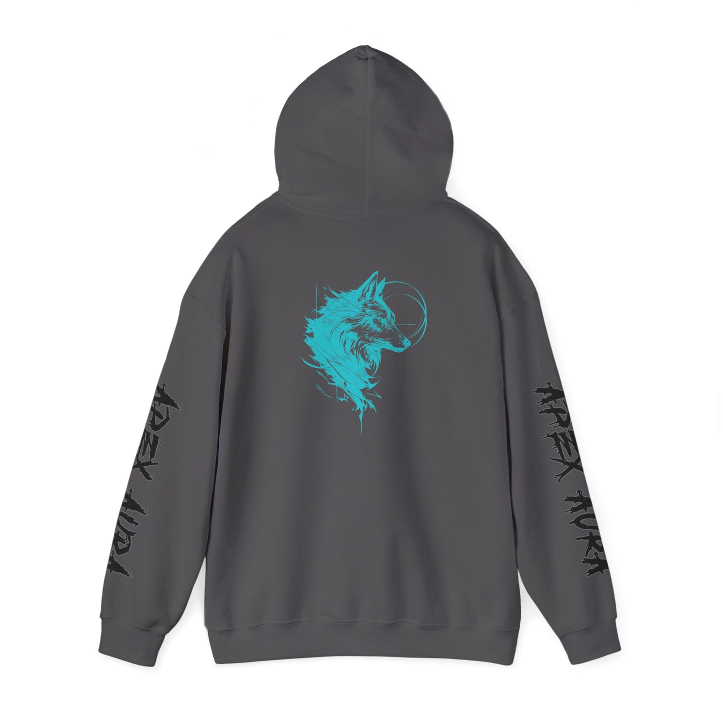 Wolf Spirit Unisex Heavy Blend Hoodie - Cozy Graphic Sweatshirt for Nature Lovers