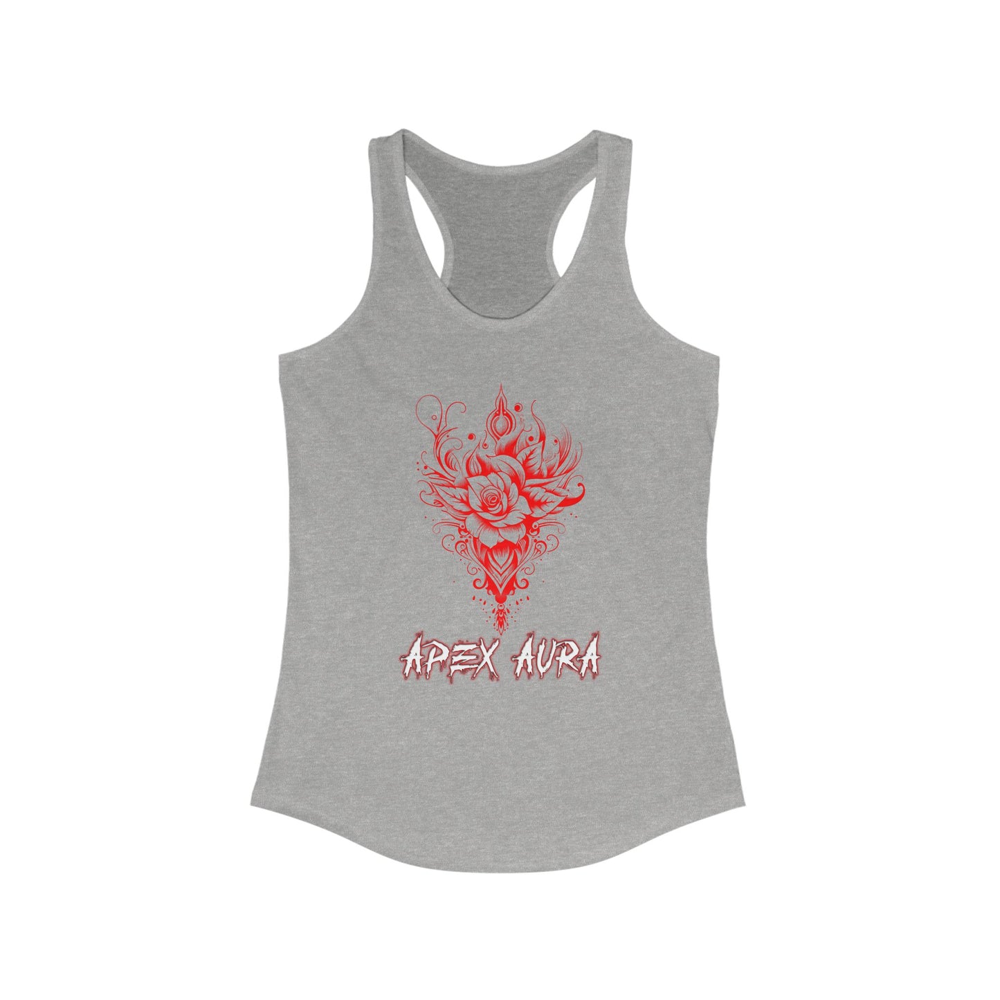 Apex Aura Women's Racerback Tank - Stylish Fitness Top with Unique Design