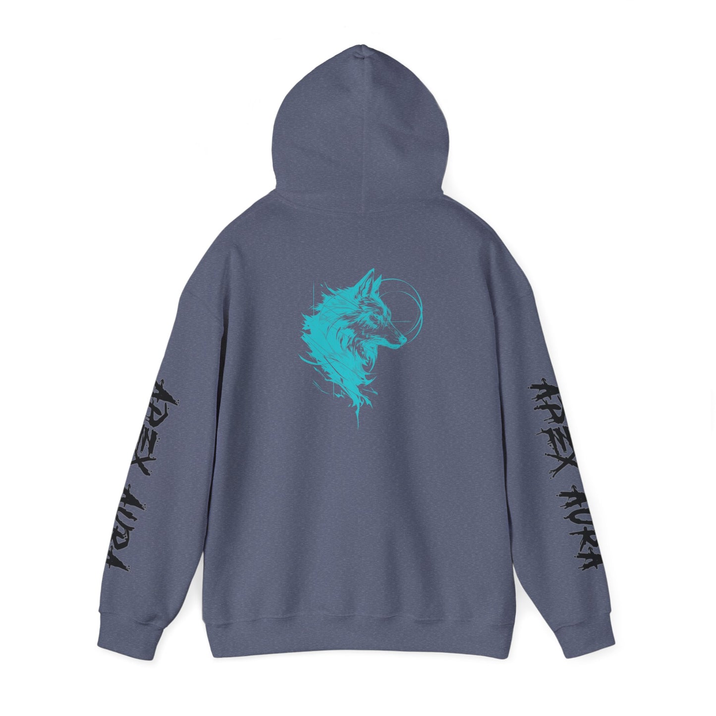 Wolf Spirit Unisex Heavy Blend Hoodie - Cozy Graphic Sweatshirt for Nature Lovers