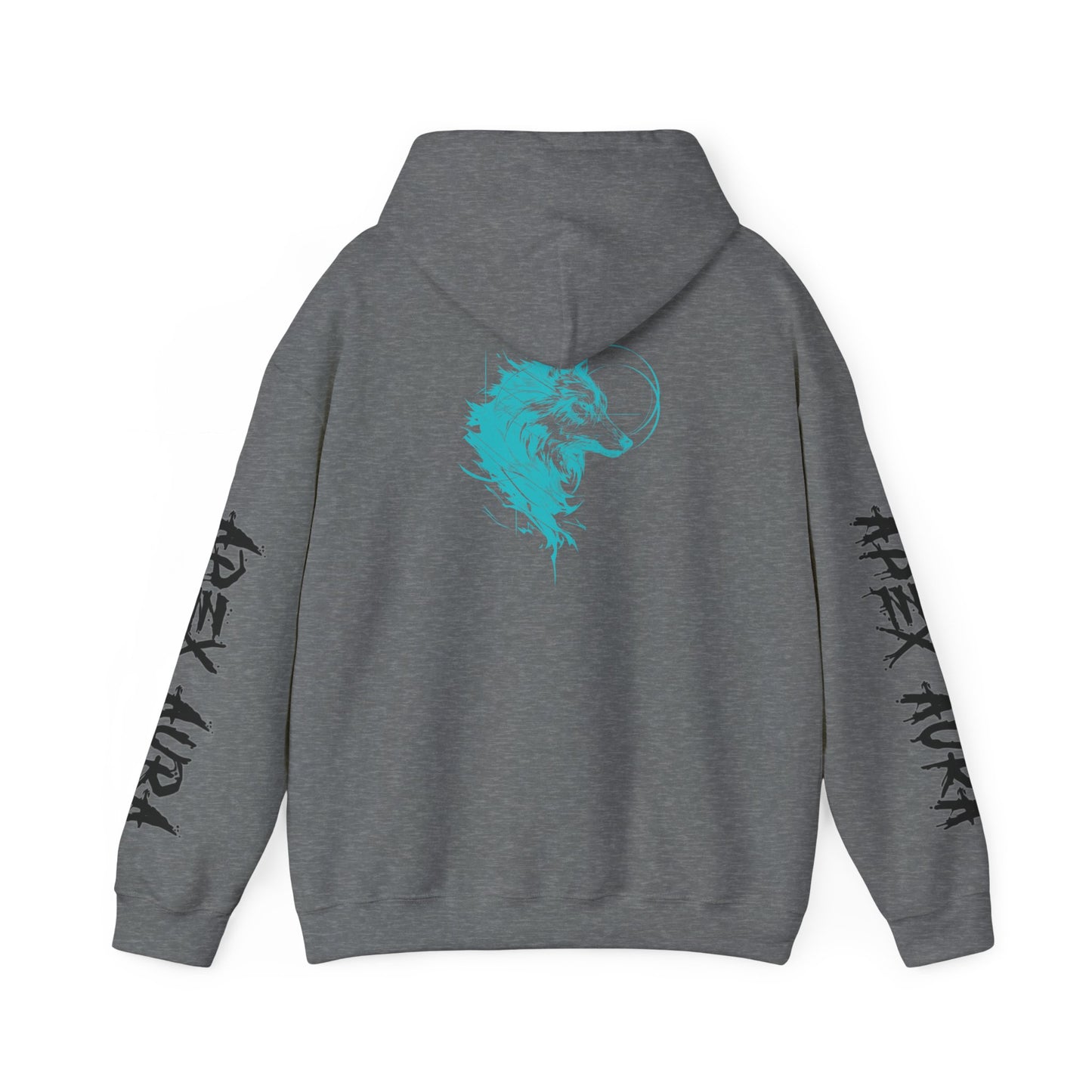 Wolf Spirit Unisex Heavy Blend Hoodie - Cozy Graphic Sweatshirt for Nature Lovers