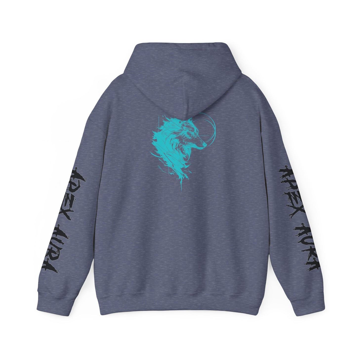 Wolf Spirit Unisex Heavy Blend Hoodie - Cozy Graphic Sweatshirt for Nature Lovers
