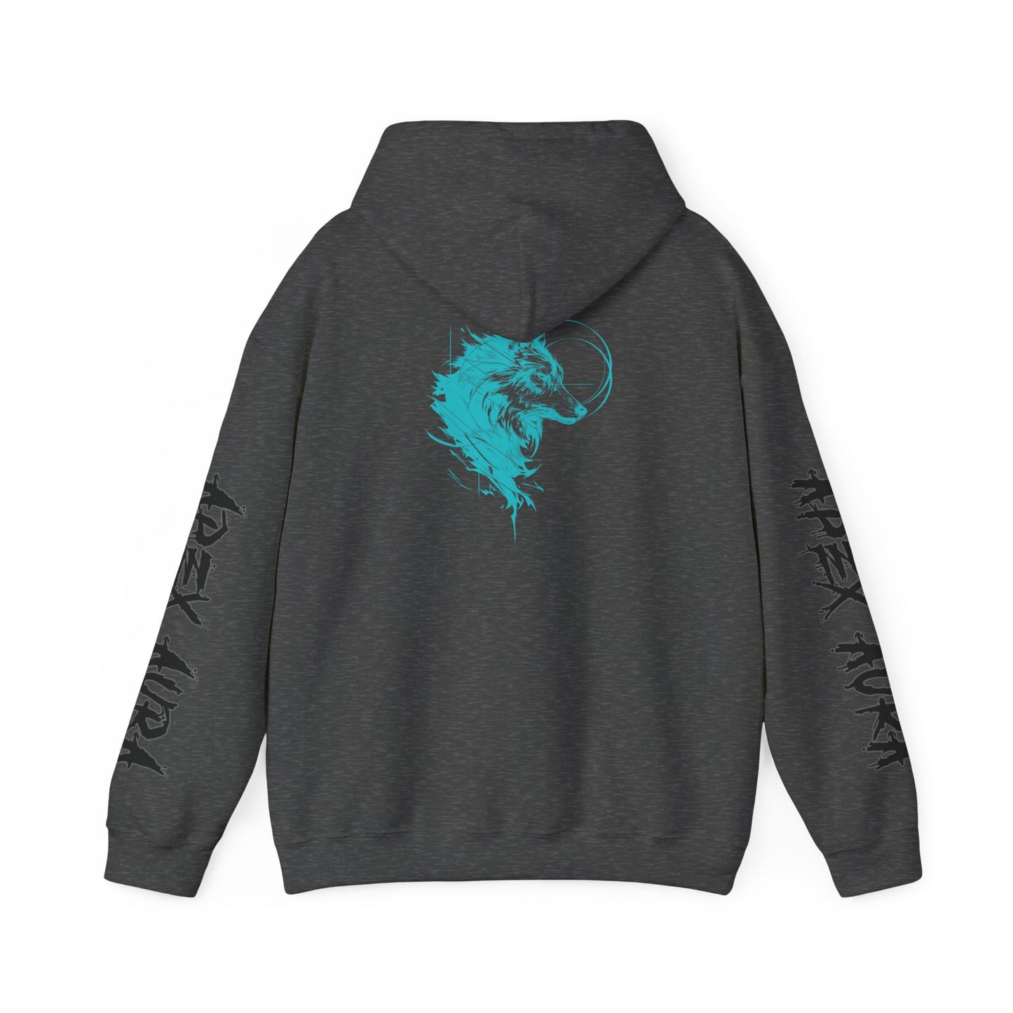 Wolf Spirit Unisex Heavy Blend Hoodie - Cozy Graphic Sweatshirt for Nature Lovers