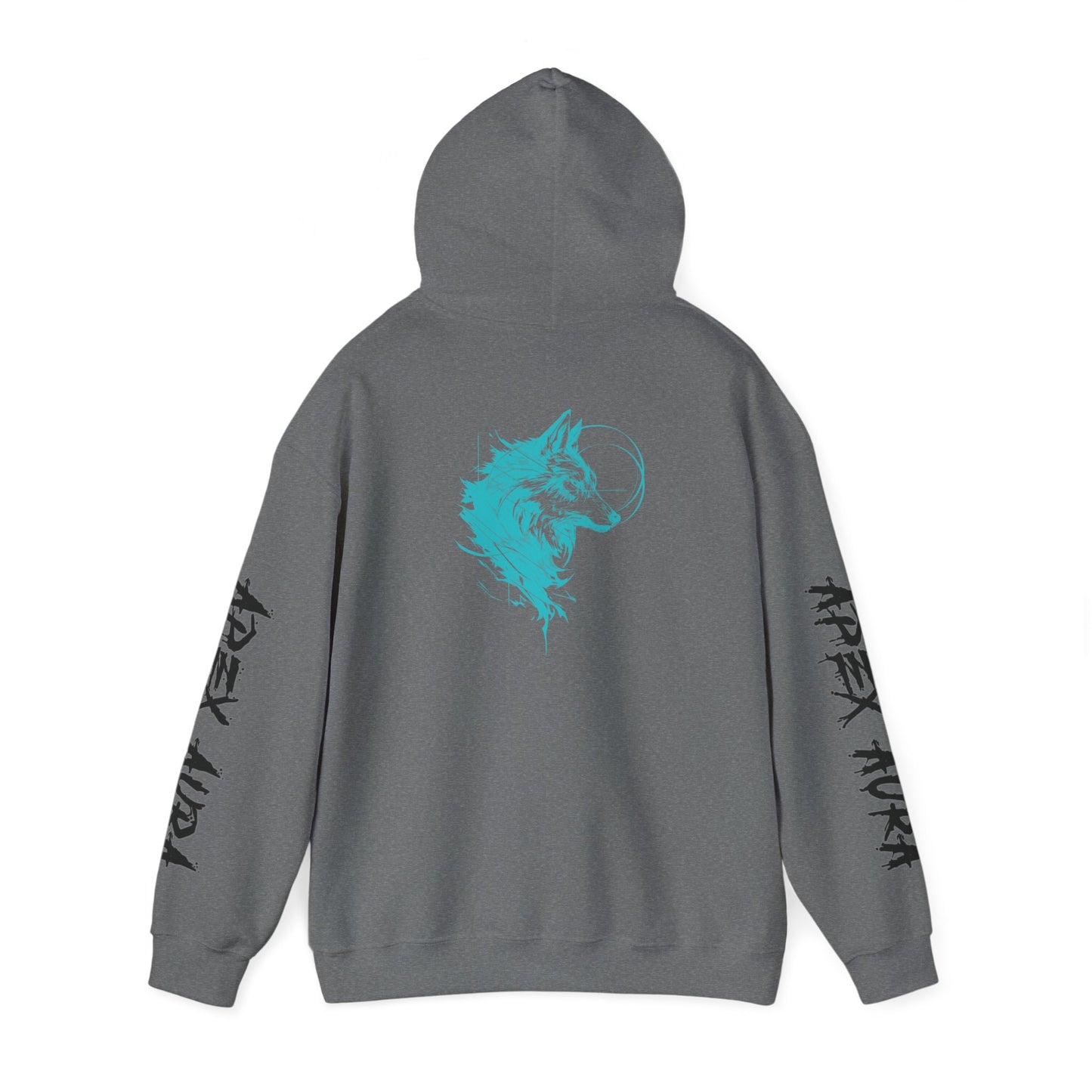 Wolf Spirit Unisex Heavy Blend Hoodie - Cozy Graphic Sweatshirt for Nature Lovers