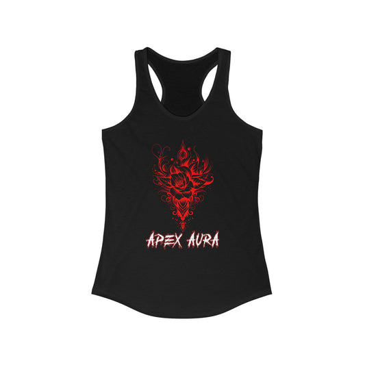 Apex Aura Women's Racerback Tank - Stylish Fitness Top with Unique Design