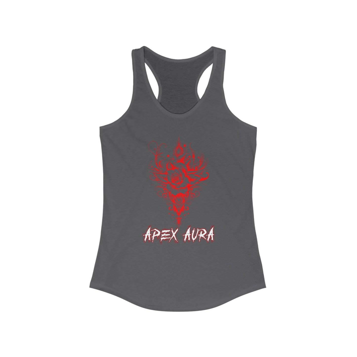Apex Aura Women's Racerback Tank - Stylish Fitness Top with Unique Design